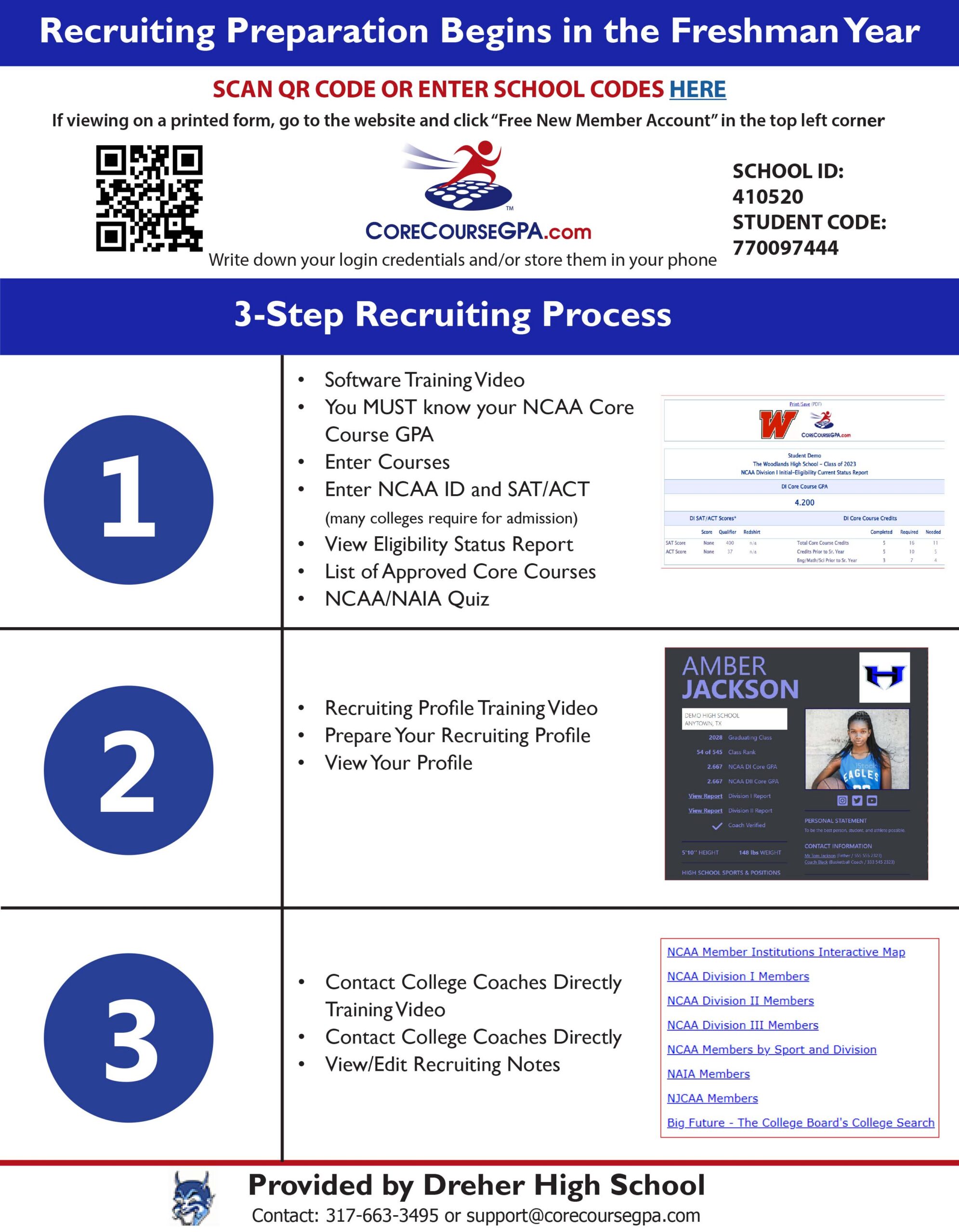 CoreCourseGPA QR Code Flyer